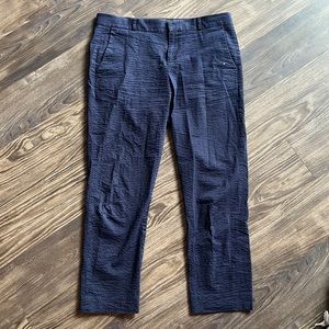 Textured blue pants - banana republic - size 8